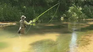Fishing Beaver Creek in SE Minnesota