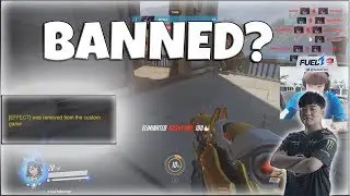 Overwatch|EFFECT GETS BANNED FOR BEING TOO GOOD!! XQ GETS MAD! -Twitch Highlights #4