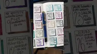 April 2025 #30inks30days completed journal spread