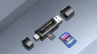 Kinsound 4 in 1 SD & TF Card Reader with Type-C & USB Ports