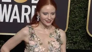 Barbara Meier at The 75th Annual Golden Globe Awards