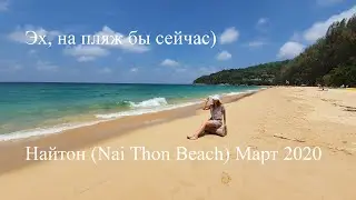 Эх на пляж бы сейчас! Naithon next Naiyang beach  March 2020