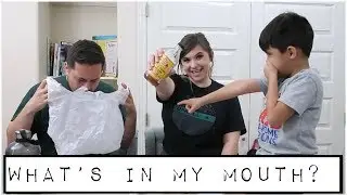 WHAT'S IN MY MOUTH CHALLENGE