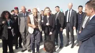 EU High Representative Federica Mogherini visit to Zatari Camp