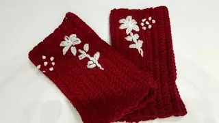 😳Crochet fingerless gloves for beginners friendly | how to crochet fingerless gloves quick and easy 
