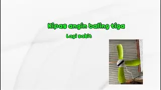 Kipas angin baling tiga gak bisa muter #kipasangin #kipas #kipaslipat #kipasangingantung 