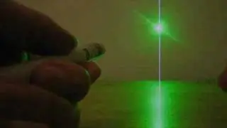 SKYlasers Power Adjustable Laser Pointer Demo.