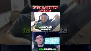 Teclado de los LOBITOS o de TEMU? #kingteka #kingtekadota #shorts