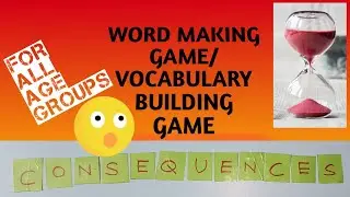 3 MINUTE WORD MAKING GAME FOR ALL AGE GROUPS || VOCABULARY BUILDING GAME || EDUCATIONAL GAME