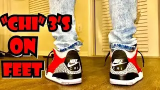 GOOD DENIM JEANS WITH AIR JORDAN 3 &ldquo;CHI&rdquo; AKA UNITE/ ON FEET REVIEW🔥🔥🔥