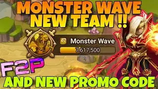 NEW MONSTER WAVE TEAM & NEW PROMO CODE !!! SUMMONERS WAR