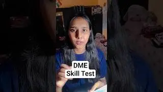 &ldquo;Preparing for DME Skill Test🖊🖊&rdquo;........................#guwahati #assam #exam #dme #shorts