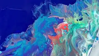 Abstract Fluid Art Painting