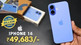 Open UnBoxing Delivery iPhone 16 only @ ₹49,683/- Flipkart BBD Sale 2025