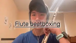 Cringe Asian boy plays weird flute technique