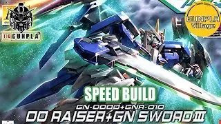 [SPEED BUILD] HG 1/144 GN-0000+GNR-010 00 Raiser + GN Sword III By Tid-Gunpla