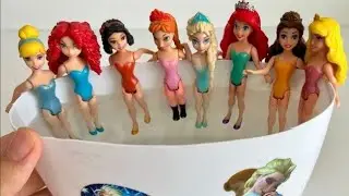 Cute Miniatures Disney Princess Frozen ELSA & Annall! elsa satisfying unboxing