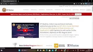 ⏰Applications open🗞️|| IIT Madras BS Data science 💫|| Eligibility || Registration || #iitmadrasbs