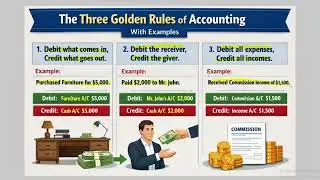 Explanation of Golden rules of accounting #finance #accounting.