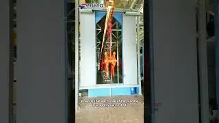 Heavy Machinery Powder Coating Line Solution#machine #factory #coating #innovation