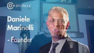 DTCircle Founder Daniele Marinelli  presents the company.(DBX TEAM)