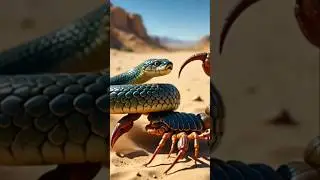 one sanke and 🐍 bichu fight snake 🐍 very expert #ai #snake #vichu #fight