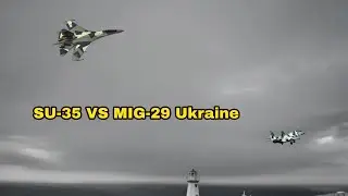 SU-35 and MIG-29 fight in Ukraine