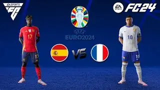 FC 24 PC | SPAIN VS FRANCE | UEFA EURO 2024 | FULL MATCH GAMEPLAY