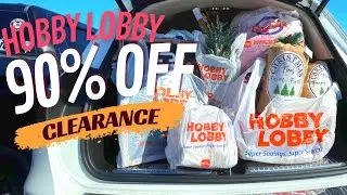 HURRY! 90% OFF CLEARANCE AT HOBBY LOBBY! DECOR, ART, DISHES, RUGS & MORE! NO COUPONS NEEDED