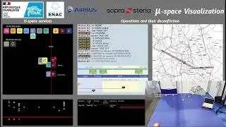 Micro U-space Visualization by ENAC - Airbus - Sopra Steria 