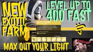 Destiny 1: How to get to 400 light fast : Exotic Farm Solo