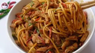 Chicken Chow Mein Restaurant Style,Quick And Easy Recipe By Musarat Food Secrets 