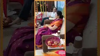 Warm welcome of shraddhavans at residence of Sadguru Shree Aniruddha Bapu's residence