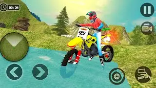Uphill Offroad Motorbike Rider 🏍️ 💥Gameplay 10&radic; || Driving Bike In Offroad || Nation GameplaysTv