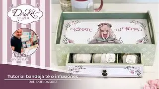 Tutorial bandeja de t&eacute; o infusiones Dayka trade