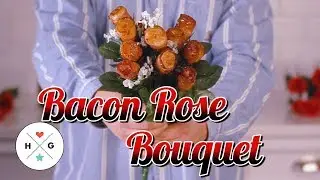 Bacon Rose Bouquet | HG Food | HelloGiggles