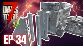 Zombie Death Pit! Horde Base Upgrade Time | 7 Days to Die Ep. 34