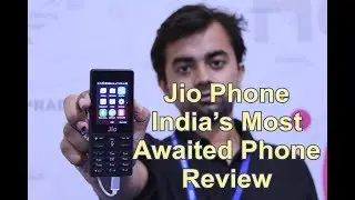 Jio Phone The Most Awaited Phone Quick Hands on Review  in Hindi HotSpot?  FREE? Unlimited?