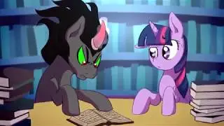 mlp:FIM king sombra and twilight sparkle tribute Valentine's Day