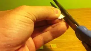 How To Easily Cut Nano Sim iPhone 5