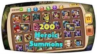 Idle Heroes ►200 Heroic Summons on Official Server ( 7 5 STARS!)