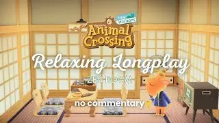 ACNH Relaxing Longplay 🎍 Hotel Zen Room | No Commentary | Animal Crossing New Horizons Decorating