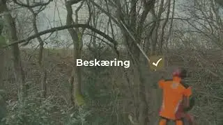 Tr&aelig;f&aelig;ldning, besk&aelig;ring, flishugning og stubfr&aelig;sning