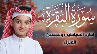 سورة البقرة كاملة || لطرد الشياطين وتحصين المنزل || الطفل القارئ عبدالله شعبان ||  Surat Al Baqarah