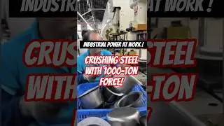 This 1000 Ton Press Machine Will Blow Your Mind! Heavy Metal Action!