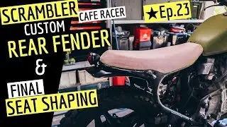 Заднее крыло Cafe и финальная обработка формы сиденья Scrambler, Эпизод 23