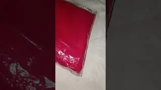 #shorts #youtubeshorts #viral #unboxing #meesho beautiful red Georgette saree under 300