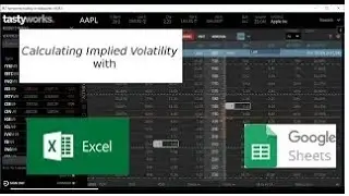 Impromptu Video:  Calculating the Implied Volatility of a Put Using Excel