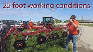 Rhino VRX Hay Rakes - Walking Tandems & Adjustable Windrows