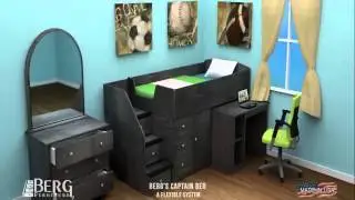 Berg Furniture Captain's Bed Animation